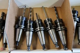 Box w/ (5) Cat 40 Taper Tool Holders