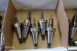 Box w/ (5) Cat 40 Taper Tool Holders