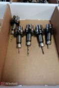 (5) HSK Tool Holders Collet Type