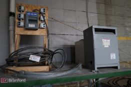 Transformer With Power Distribution Panel
