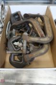 Box Lot of C Clamps