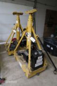 (2) 2016 Lift Systems Model 2020SC Telescopic Hydraulic Gantry Lift Systems