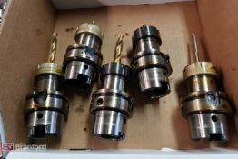 (5) HSK Tool Holders Collet Type