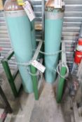 4-Position Tank Stand, Tank Cylinders are NOT included