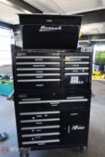 2013 Homak 6-Drawer Tool Chest & 9-Drawer Top Tool Box