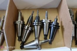 Box w/ (5) Cat 40 Taper Tool Holders