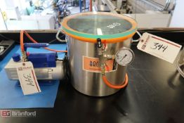 Baco Engineering Vacuum Chamber & 1-Stage Vacuum Pump