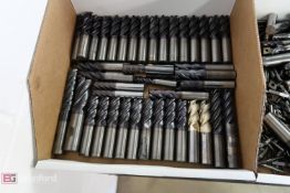 Box w/ Used Carbide Endmills