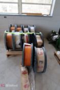 (10) Spools Of Coated Copper Windings