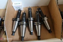 Box w/ (5) Cat 40 Taper Tool Holders