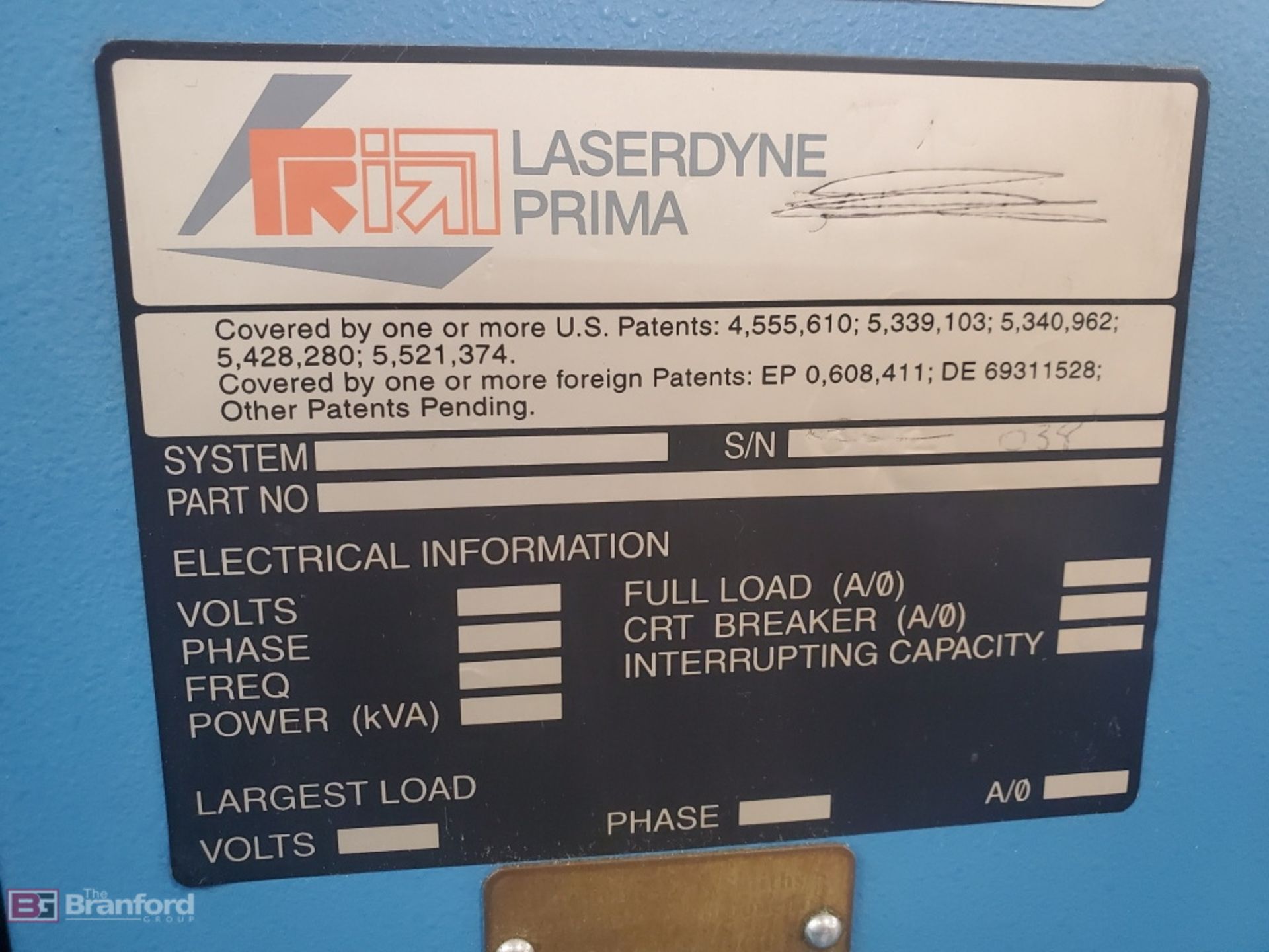 2004 PrimaPower Laserdyne 3D 5-Axis YAG Drilling/Cutting/Welding Laser System - Image 26 of 28