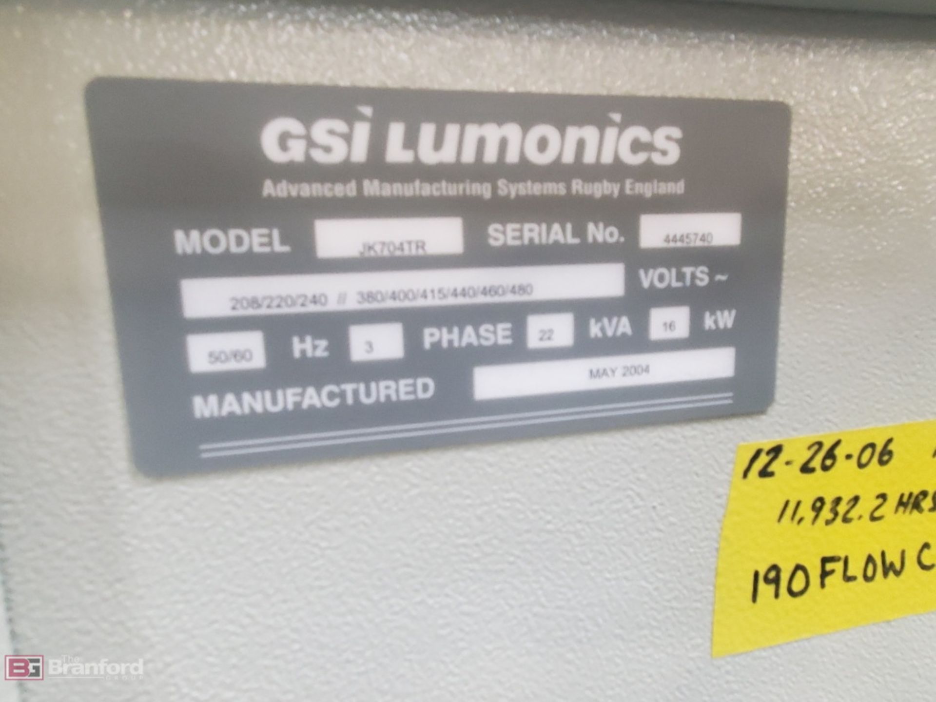 2004 PrimaPower Laserdyne 3D 5-Axis YAG Drilling/Cutting/Welding Laser System - Image 14 of 28