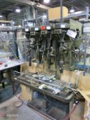 Chas. G. Allen 4-Head Multiple Spindle Pedestal Drill Press