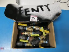 Lot of (6) Pneumatic Valves w/ Kaeser Quick Connects