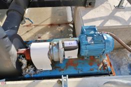 Recirculating pump on stand