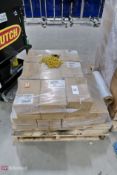 (24) New boxes of yellow steel chain