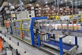 SMI tray bundler and shrink tunnel