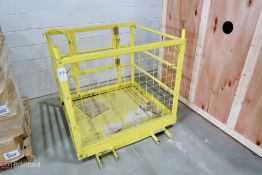 Forklift safety cage
