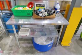 (2) Stainless Steel tables