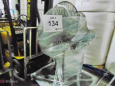 (3) Pedestal shop fans