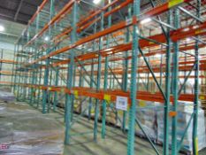 (25) Sections of teardrop & clip together style pallet racking