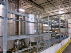 (4) Sections of bolt together heavy duty pallet racking