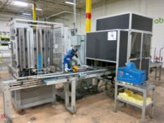 PFM robotic lid applicator w/ 15-carousel lid dispenser