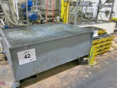 Steel wash/dry receiving Tank