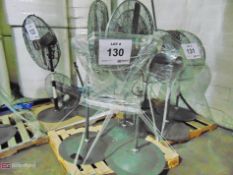 (3) Pedestal shop fans
