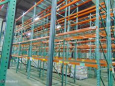(14) Sections of teardrop style pallet racking