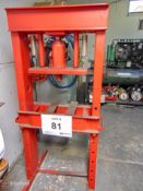 Sunex 20-ton hydraulic h-frame press