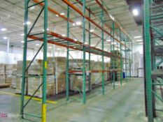(7) Sections of teardrop style pallet racking