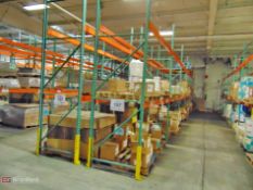 (12) Sections of teardrop style pallet racking