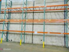 (10) Sections of teardrop style pallet racking