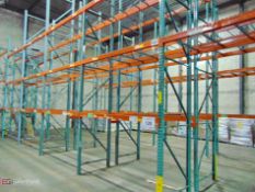 (24) Sections of teardrop style pallet racking