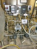 Pump station w/ diaphragm pump