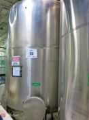 Stainless Steel craft 3000-gallon round bottom stainless steel agitating liquid storage tank