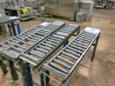 (4) Adjustable roller top conveyors