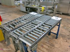 (4) Adjustable roller top conveyors
