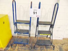 (2) 3-step Ballymore portable staircases