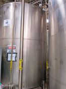 Stainless Steel craft 3000-gallon round bottom stainless steel agitating liquid storage tank