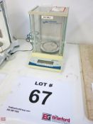 Denver Instruments model TP-64 glass enclosed lab balance