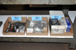 Lot-HeliCoil Products in (3) Boxes Under (1) Bench