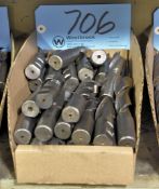 Lot-Single End Mills in (1) Box
