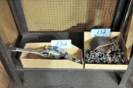 Lot-Com-A-Long and Various Loose Chains and Material Grab in (2) Boxes