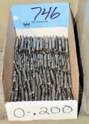 Lot- 0 - .200 Single and Double End Mills in (1) Box