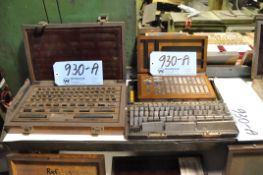 Lot-(3) Various Gage Block Sets