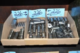 Lot-Various Holders and Collets in (3) Boxes on (1) Shelf