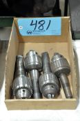 Lot-(4) Jacobs No.14N Drill Chucks in (1) Box