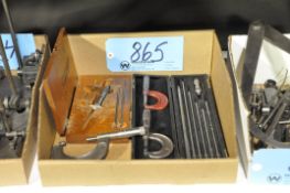Lot-(3) Micrometers and Depth Gauges in (1) Box